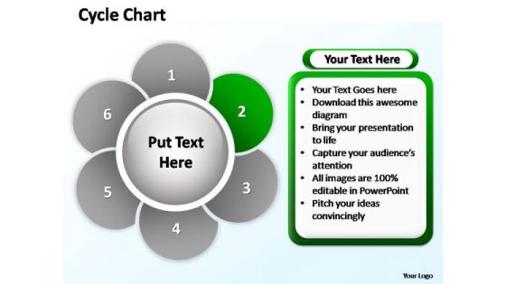PowerPoint Layouts Success Cycle Chart  Ppt Process