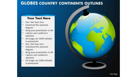 PowerPoint Layouts Success Globes Country Ppt Slides