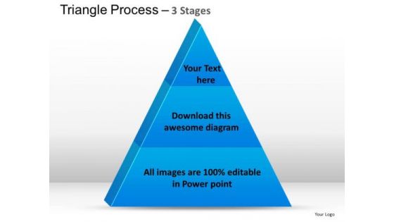 PowerPoint Layouts Success Triangle Process Ppt Themes