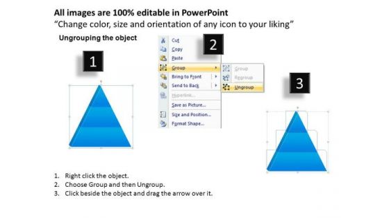 PowerPoint Layouts Success Triangle Process Ppt Themes