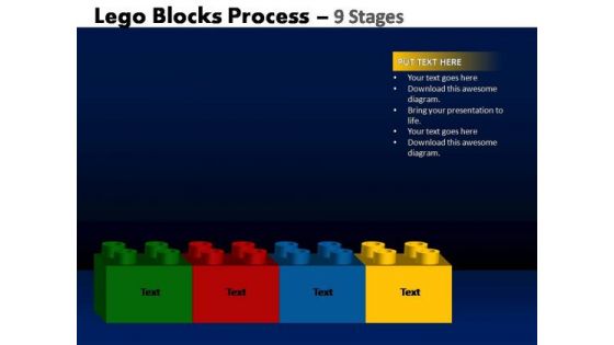 PowerPoint Layouts Teamwork Lego Blocks Ppt Design