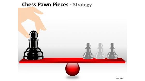 PowerPoint Leadedrship Balance Chess Pawn Ppt Slide Designs