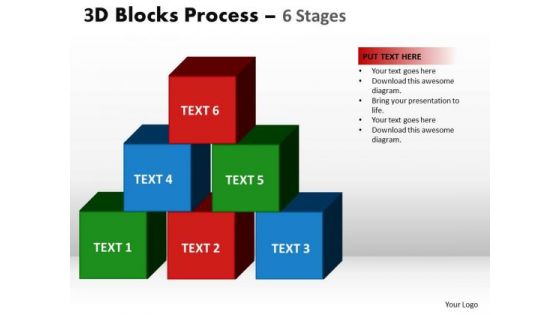 PowerPoint Presentation Blocks Process Success Ppt Backgrounds