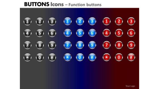 PowerPoint Presentation Business Competition Buttons Icons Ppt Designs