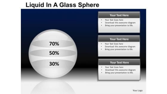 PowerPoint Presentation Business Competition Liquid In A Balls Sphere Ppt Slides
