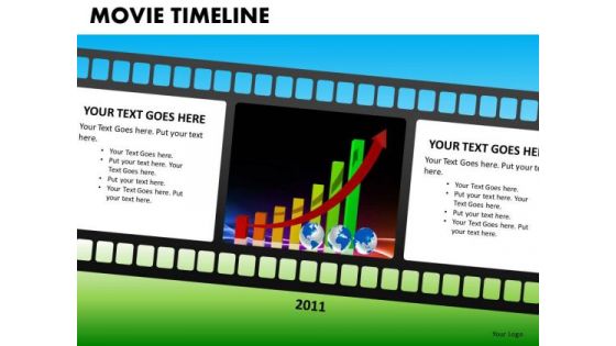 PowerPoint Presentation Business Film Strip Movie Timeline Ppt Slides