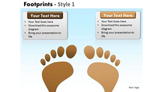 PowerPoint Presentation Business Growth Footprints Ppt Layouts