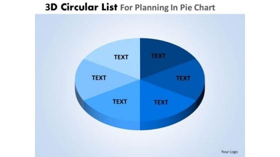 PowerPoint Presentation Business Pie Chart List Ppt Presentation