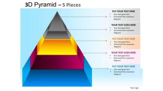 PowerPoint Presentation Business Strategy Pyramid Ppt Slides