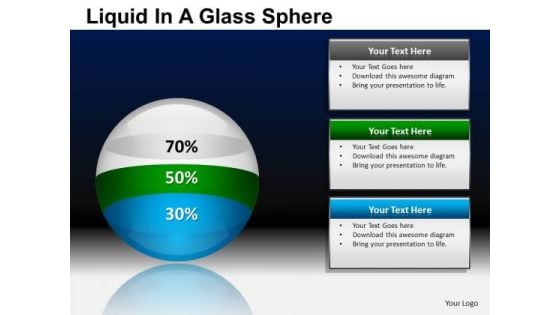 PowerPoint Presentation Business Success Liquid In A Ball Sphere Ppt Templates