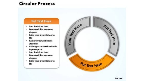 PowerPoint Presentation Chart Circular Process Ppt Design