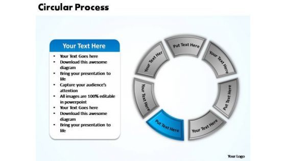 PowerPoint Presentation Chart Circular Process Ppt Slide