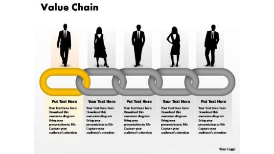 PowerPoint Presentation Chart Designs Business Value Chain Ppt Slide