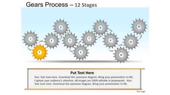 PowerPoint Presentation Chart Gears Ppt Slide Designs