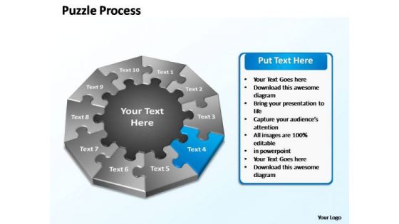 PowerPoint Presentation Chart Puzzle Business Ppt Template