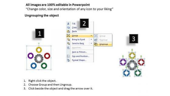PowerPoint Presentation Circular Gears Process Business Ppt Presentation
