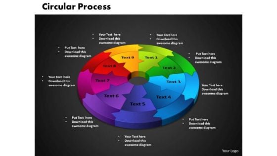 PowerPoint Presentation Circular Process Growth Ppt Designs