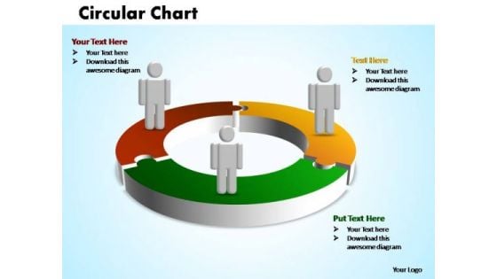 PowerPoint Presentation Company Circular Ppt Process