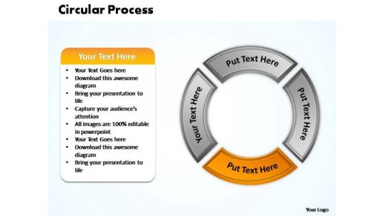 PowerPoint Presentation Company Circular Process Ppt Template