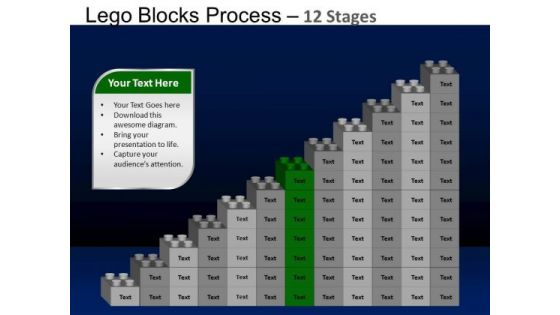 PowerPoint Presentation Company Lego Blocks Ppt Slides