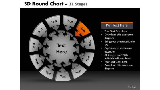 PowerPoint Presentation Company Round Chart Ppt Layouts