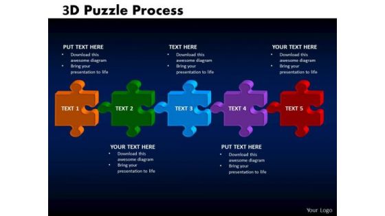 PowerPoint Presentation Cycle Chart Puzzle Process Ppt Slide