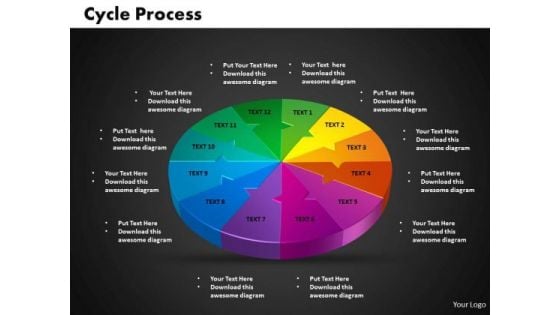 PowerPoint Presentation Cycle Process Chart Ppt Designs