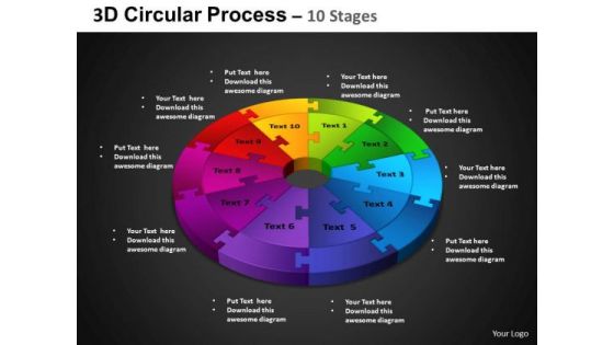 PowerPoint Presentation Cycle Process Circular Process Ppt Backgrounds