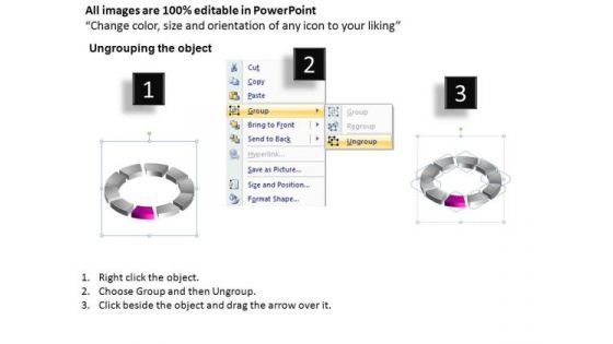 PowerPoint Presentation Cycle Process Ring Process Ppt Template