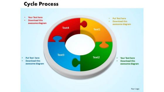 PowerPoint Presentation Cycle Process Success Ppt Slides