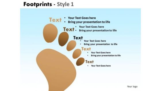PowerPoint Presentation Designs Business Strategy Footprints Ppt Slidelayout