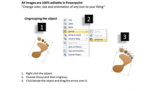 PowerPoint Presentation Designs Business Strategy Footprints Ppt Slidelayout
