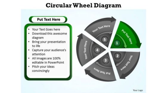 PowerPoint Presentation Designs Chart Circular Wheel Ppt Design