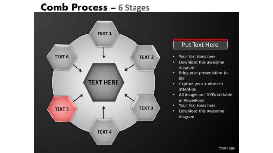 PowerPoint Presentation Designs Chart Hub And Spokes Process Ppt Slide