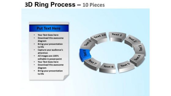 PowerPoint Presentation Designs Chart Ring Process Ppt Slide