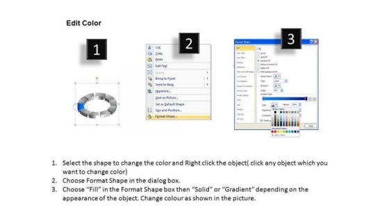 PowerPoint Presentation Designs Chart Ring Process Ppt Slide