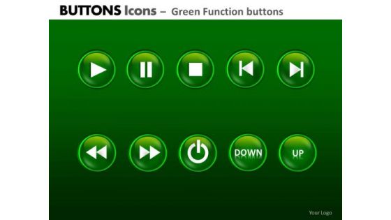 PowerPoint Presentation Designs Company Growth Buttons Icons Ppt Layout