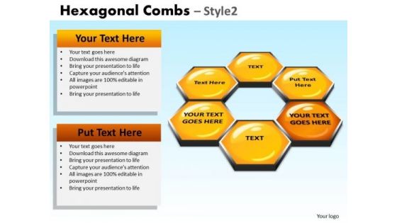 PowerPoint Presentation Designs Corporate Designs Hexagonal Combs Ppt Layouts