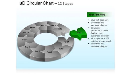 PowerPoint Presentation Designs Diagram Circular Ppt Template