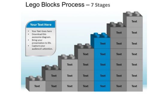 PowerPoint Presentation Designs Diagram Lego Blocks Ppt Backgrounds