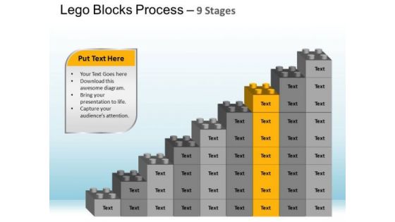 PowerPoint Presentation Designs Diagram Lego Blocks Ppt Design