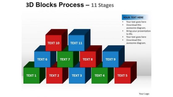 PowerPoint Presentation Designs Download Blocks Process Ppt Design