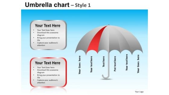 PowerPoint Presentation Designs Executive Leadership Mission Umbrella Chart Ppt Slide