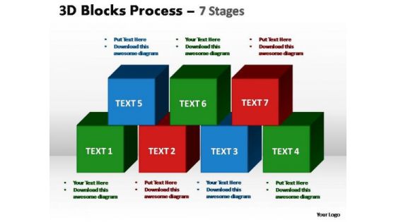 PowerPoint Presentation Designs Graphic Blocks Process Ppt Theme