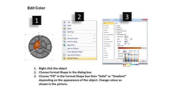 PowerPoint Presentation Designs Graphic Pie Chart Ppt Template