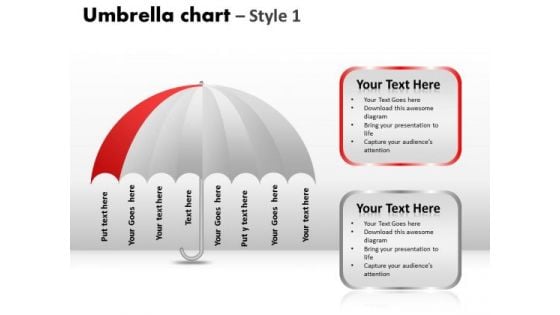 PowerPoint Presentation Designs Graphic Umbrella Chart Ppt Slides