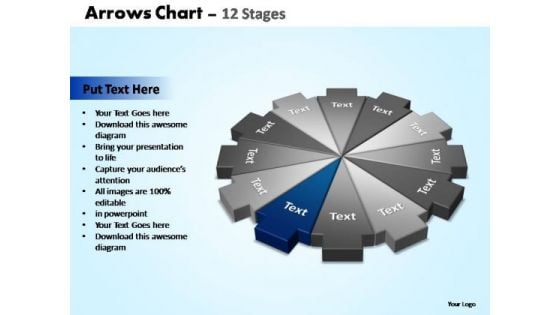 PowerPoint Presentation Designs Growth Arrows Chart Ppt Theme