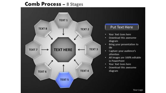 PowerPoint Presentation Designs Hub And Spokes Process Ppt Design Slides