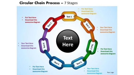 PowerPoint Presentation Designs Leadership Circular Chain Ppt Theme