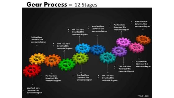 PowerPoint Presentation Designs Leadership Gears Process Ppt Slide